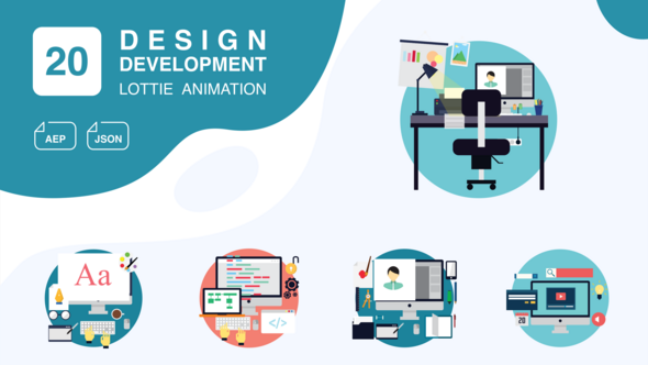 Videohive Design and Development Animation Vol.2 | After Effects Elements template preview
