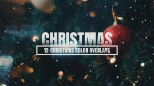 Videohive Christmas Color Luts And Overlays Pack Elements template preview