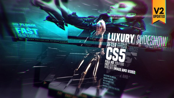 Videohive Luxury Slideshow Video Displays template preview
