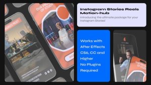 Videohive Instagram Vertical Reels Red Product Promo template preview