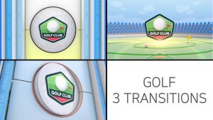 Videohive Golf Logo Transition Elements template preview