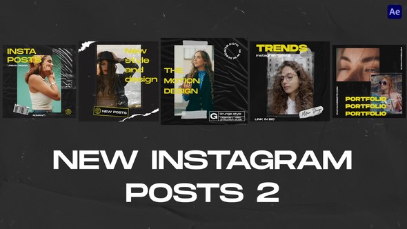 Videohive New Instagram Posts 2 Openers template preview