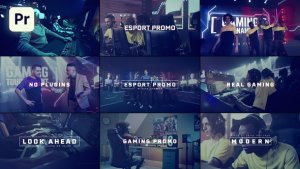 Esport Digital Promo Premiere Pro template preview
