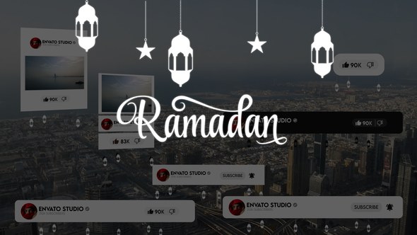 Videohive Ramadan Youtube Pack Broadcast-packages template preview