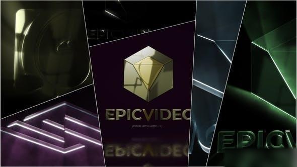 Videohive Elegant Cinematic Logo Intro Pack Logo Stings template preview