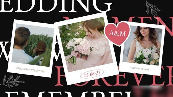 Videohive Wedding Invitation Video Display After Effect Template Openers template preview