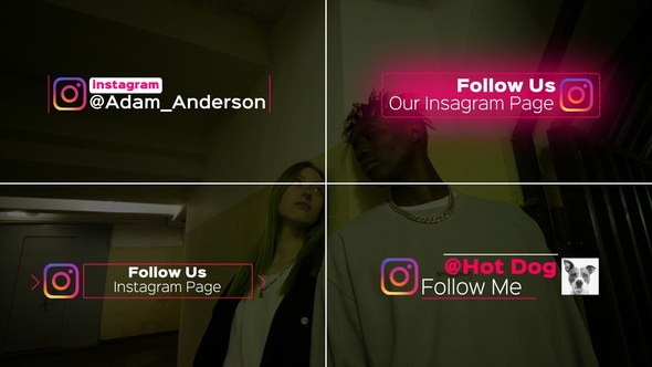 Videohive Social Media Lower Thirds 2 Titles template preview