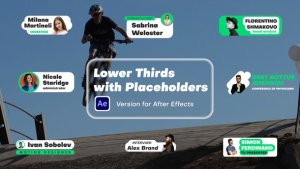 Videohive Lower Thirds with Placeholders Elements template preview