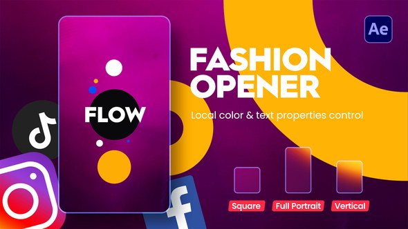 Videohive Instagram Fashion Opener 37214855 Video Displays template preview