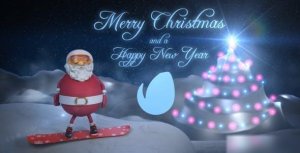 Videohive Santa - Christmas Snowboard Openers template preview