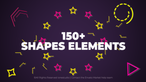 Videohive 150+ Shape Elements Elements template preview