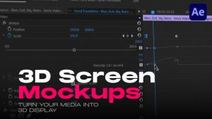 Videohive 3D Screen Mockups Video Displays template preview