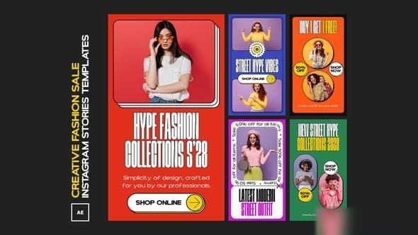 Videohive Creative Fashion Sale Instagram Stories Openers template preview