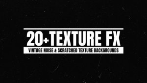 Videohive Vintage Noise & Scratched Texture Backgrounds Elements template preview