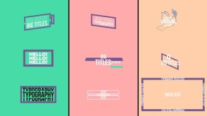 Videohive Big Titles 3.0 | AE Titles template preview