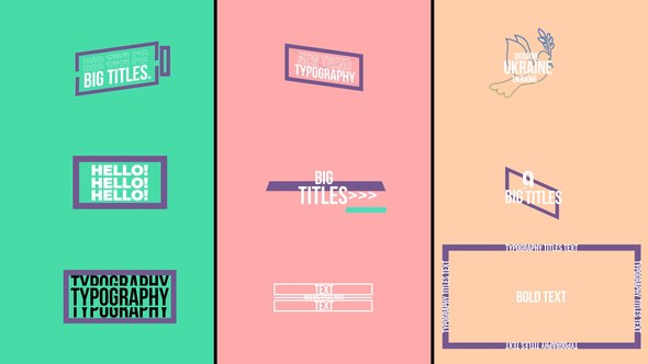 Videohive Big Titles 3.0 | AE Titles template preview