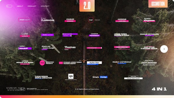 Videohive Titles Bundle 2.0 Titles template preview