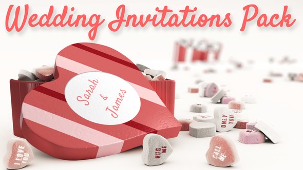 Videohive Wedding Invitations Pack Openers template preview