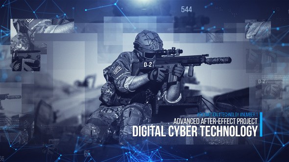 Videohive Digital Cyber Technology Video Displays template preview
