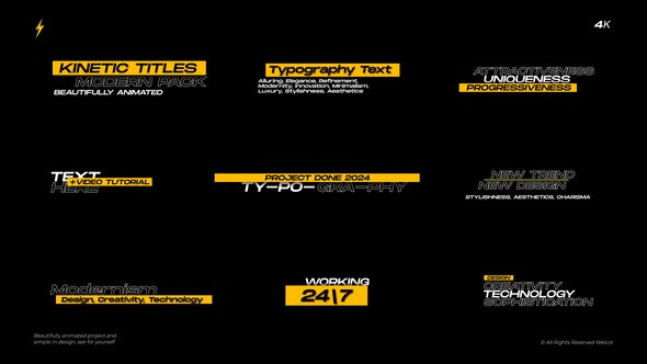 Videohive Modern Titles 5,0 | After Effects Titles template preview
