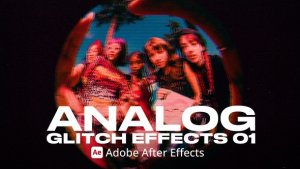 Videohive Analog Glitch Effect 01 Ae Elements template preview