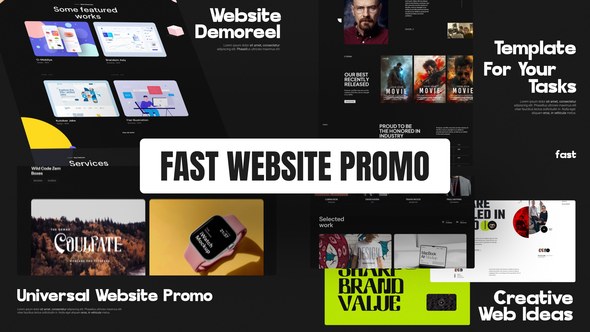 Videohive Fast Website Promo 56178995 Product Promo template preview