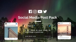 Social Media Post Video Displays template preview