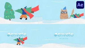 Videohive Cartoon Christmas Logo | After Effects 48913492 Logo Stings template preview