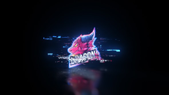 Videohive Glitch High Tech Logo Reveal Logo Stings template preview