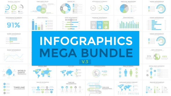 Videohive Infographics Mega Bundle v3 Infographics template preview