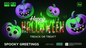 Videohive Halloween Greetings 60139186 Openers template preview