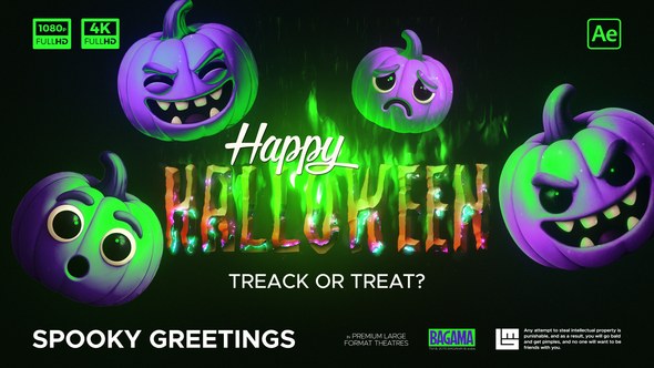 Videohive Halloween Greetings 60139186 Openers template preview