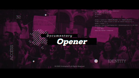 Videohive Documentary Opener 22721291 Openers template preview