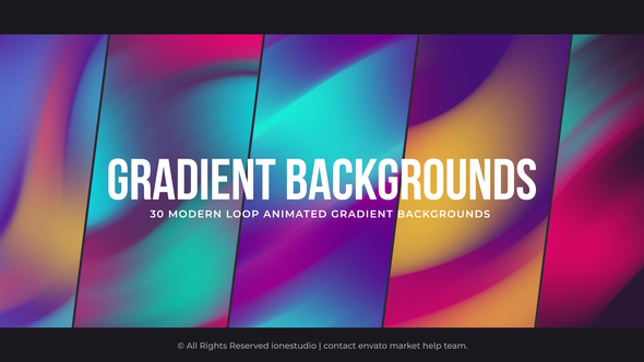 Videohive Gradient Backgrounds Elements template preview