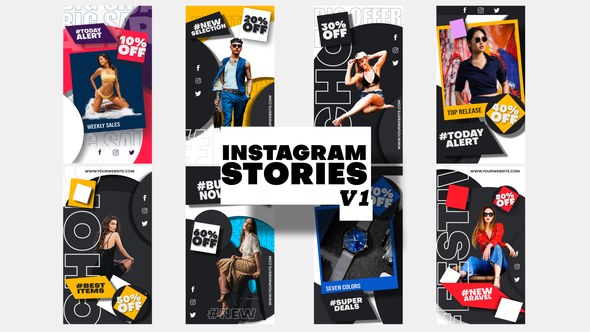 Videohive Fashion Sale Instagram Stories Product Promo template preview
