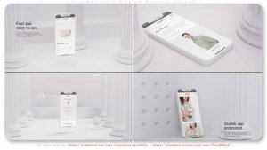 Videohive Minimalistic Mobile Mockup Scenes Product Promo template preview