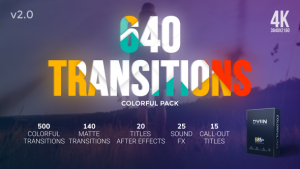 Transitions Video Displays template preview