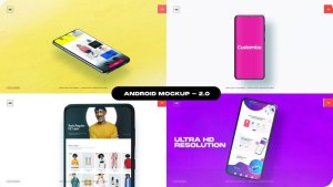Videohive Android Mockup - Package 02 Product Promo template preview