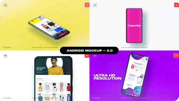 Videohive Android Mockup - Package 02 Product Promo template preview