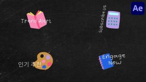 Videohive Hand Drawn School Titles for After Effects Titles template preview