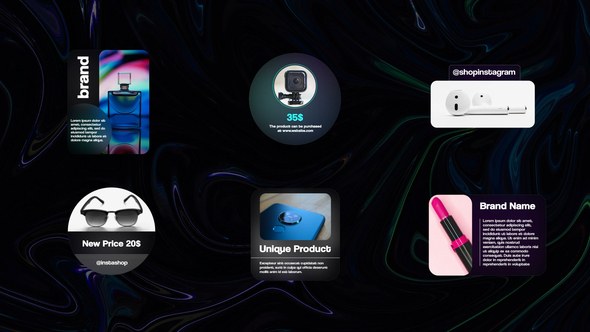 Videohive Glass Titles For After Effects Titles template preview