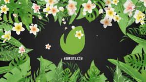 Videohive Tropical Vibes Logo Reveal Logo Stings template preview