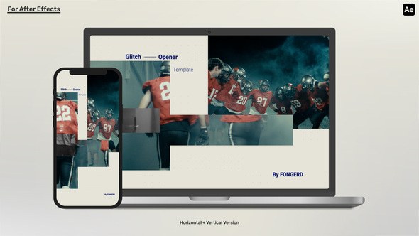 Videohive Glitch Opener 59389805 Openers template preview