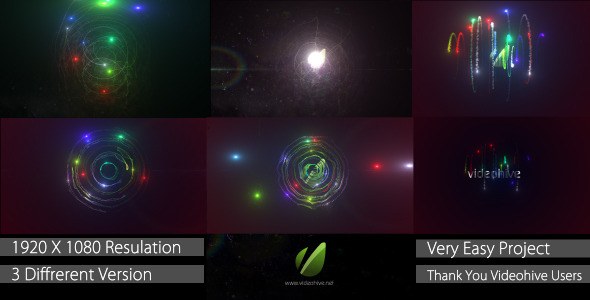 Videohive Light Particle Logo Logo Stings template preview
