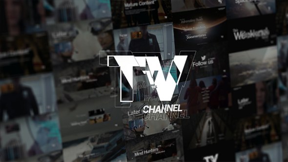 Modern TV Broadcast Graphics Package Video Displays template preview