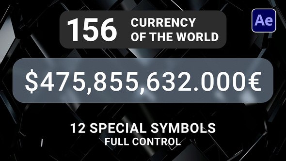 Videohive Currency Counter Pro Infographics template preview