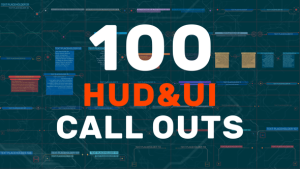Videohive 100 HUD UI Call Outs Titles template preview