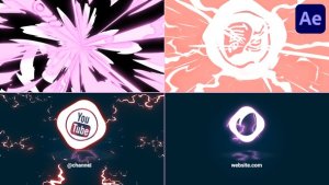 Videohive Energy Blast Logo Reveal for After Effects Logo Stings template preview
