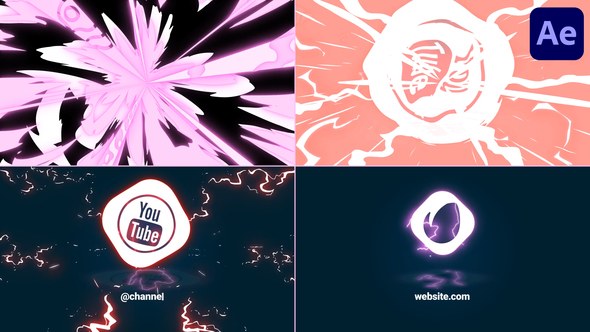 Videohive Energy Blast Logo Reveal for After Effects Logo Stings template preview