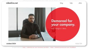 Videohive Company Presentation Minimal Style Video Displays template preview